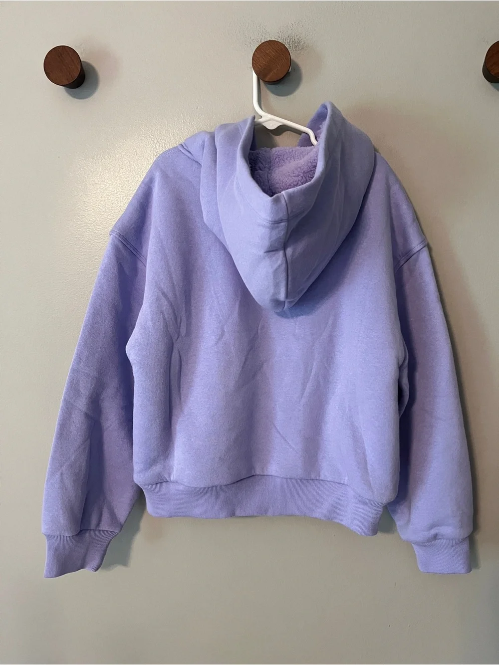 New! Gap Full Zip Hoodie Sweatshirt in Warm Violet Size Large/10 NWT